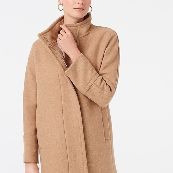 J. Crew Factory Jackets & Coats J Crew Womens City Coat Acorn Wool